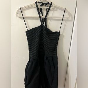 Mini Black Halter Top Nation LTD Romper. Size Small. Worn Once.